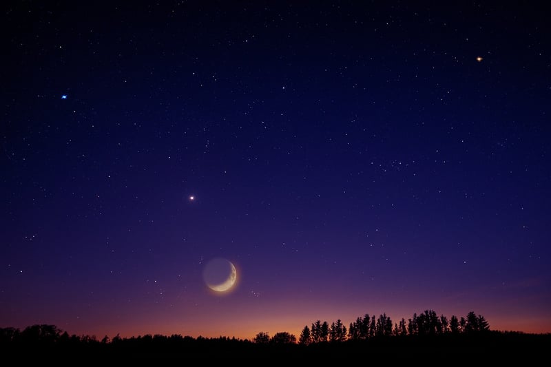 Moon and Stars